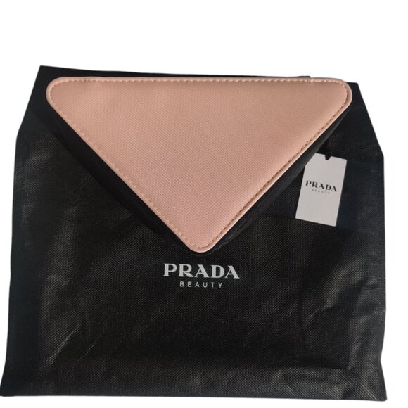 Prada Paradoxe Beauty Pink Triangular  Cosmetic Bag & Prada Dustbag - Picture 5 of 10